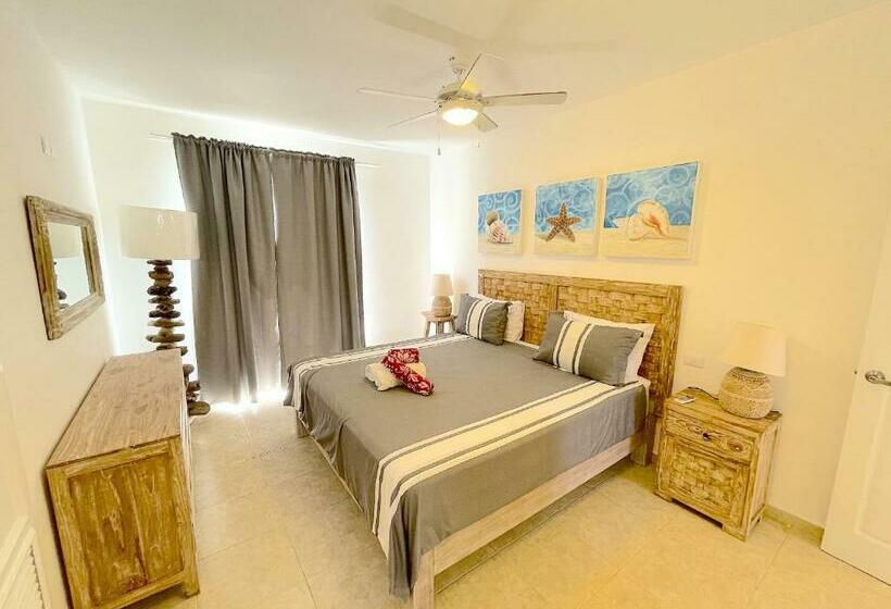 آپارتمان 1 خوابه با چشم‌انداز استخر, Oceanfront & Garden View Villas Hotel Wifi Bbq Parking Los Corales Beach Club & Spa