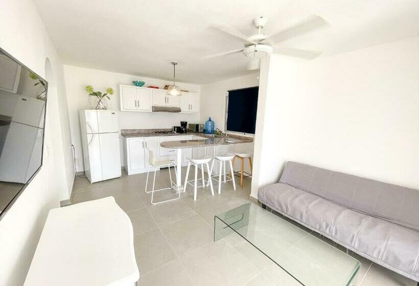 آپارتمان 1 خوابه با چشم‌انداز دریا, Oceanfront & Garden View Villas Hotel Wifi Bbq Parking Los Corales Beach Club & Spa