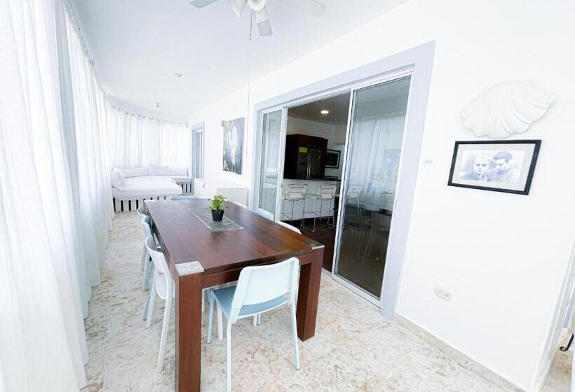 آپارتمان 1 خوابه با چشم‌انداز استخر, Oceanfront & Garden View Villas Hotel Wifi Bbq Parking Los Corales Beach Club & Spa