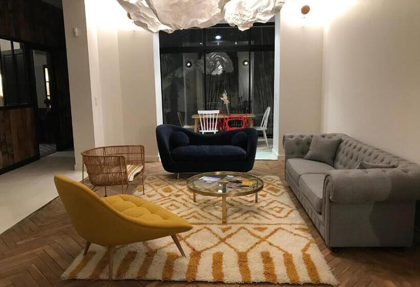 带大床的标准间, Maison Caju   La Rochelle