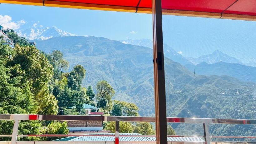 バルコニー付きデラックスルーム, Live Free Hostel, Mcleodganj