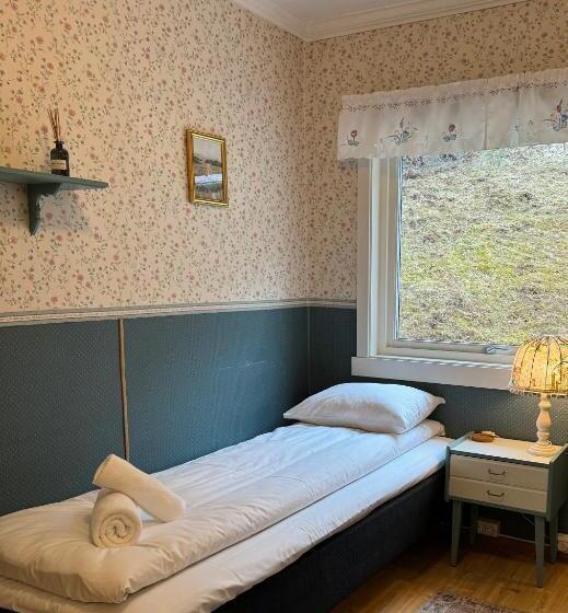 庭の見えるシングルルーム, Svingen Guesthouse   Panoramic Fjord Views In Flåm
