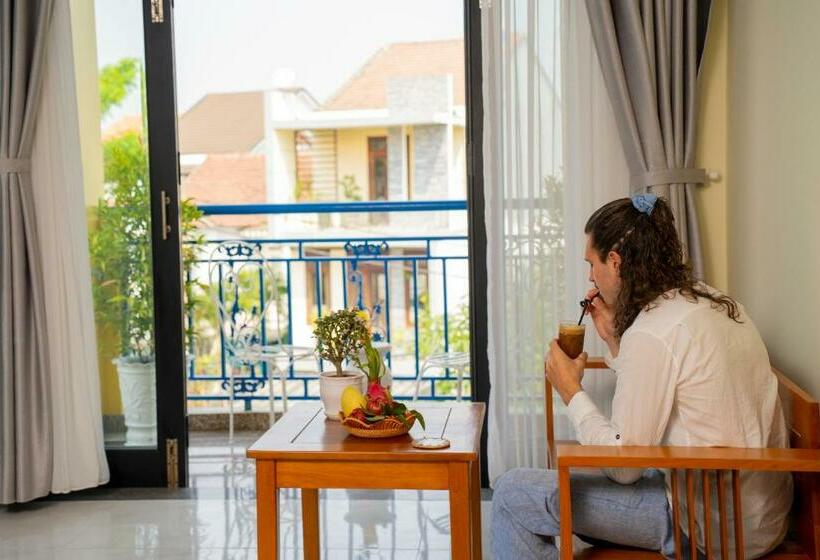 اتاق لوکس با چشم‌انداز باغ, Hoi An Heart Hostel Villa   Bespoke