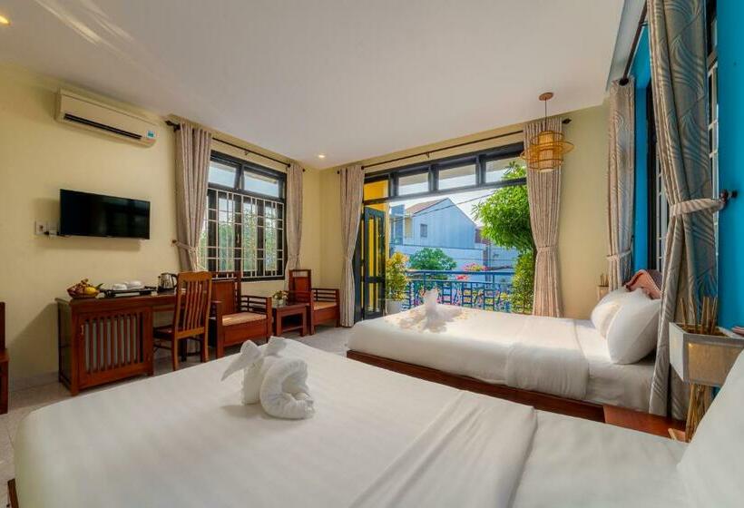 اتاق خانوادگی با چشم‌انداز باغ, Hoi An Heart Hostel Villa   Bespoke