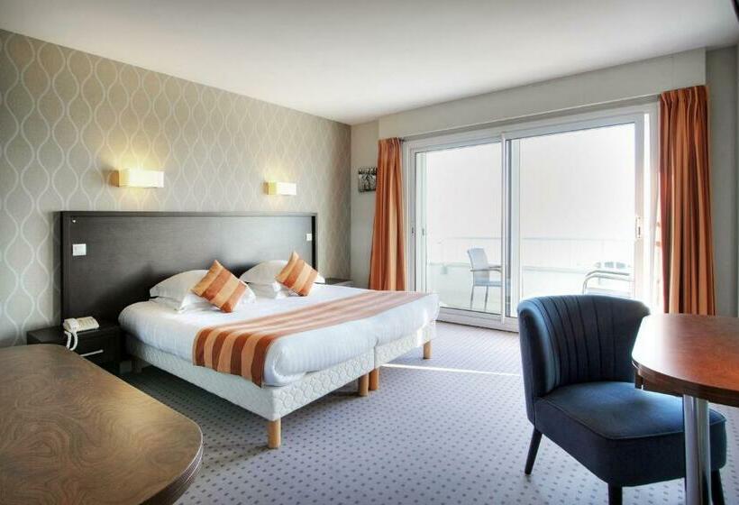 اتاق استاندارد با چشم‌انداز دریا, Hôtel La Petite Sirène Quiberon