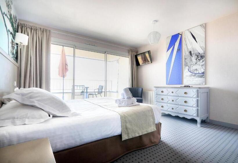 استودیوی استاندارد با چشم‌انداز دریا, Hôtel La Petite Sirène Quiberon