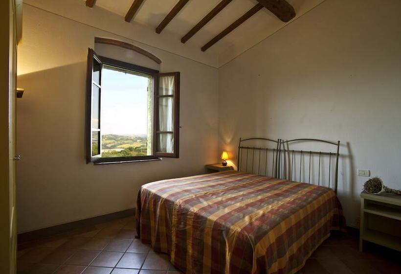 带1个卧室带观景的公寓, Podere Il Pino
