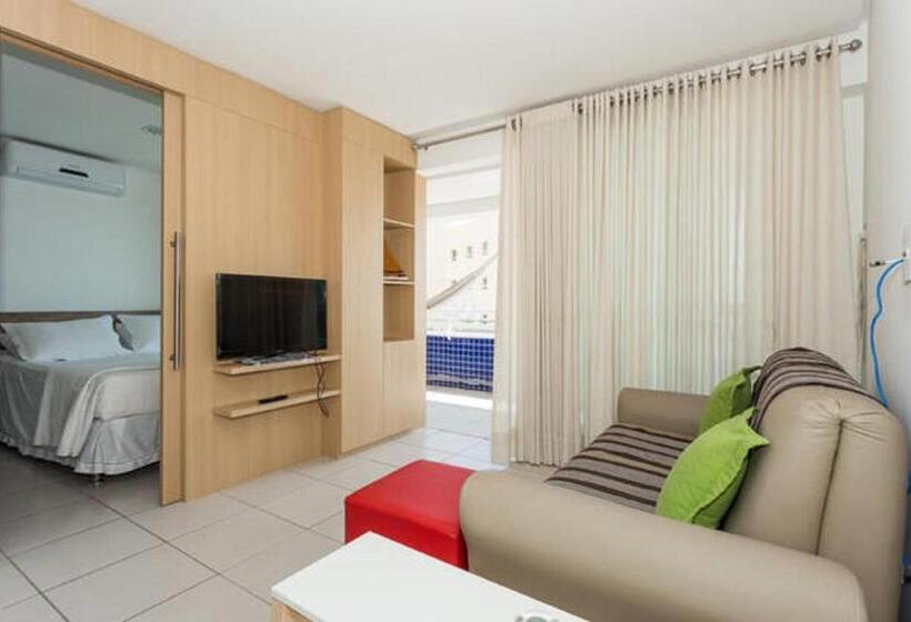 Апартаменты Deluxe 2 Спальни Вид на Море, Vip Beira Mar Residence