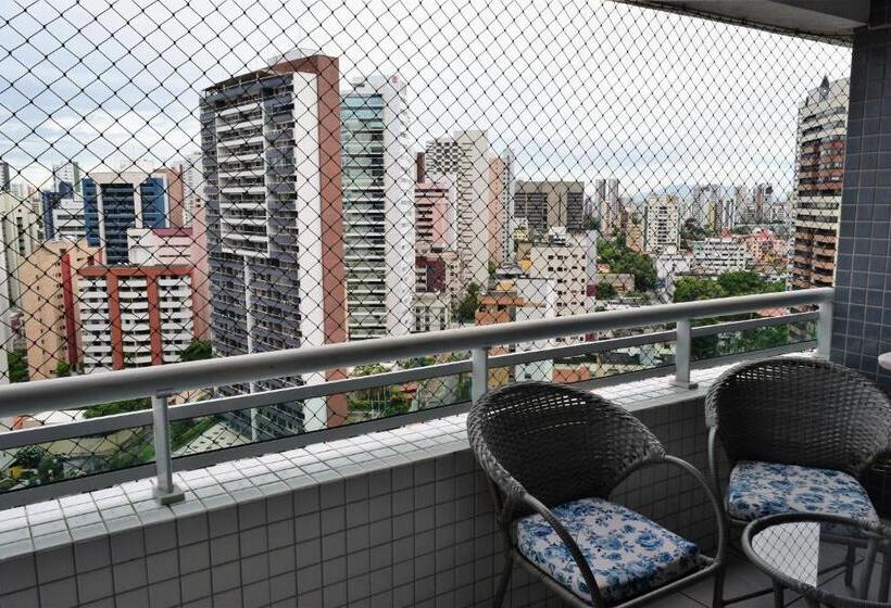 Апартаменты 1 Спальня с Балконом, Vip Beira Mar Residence