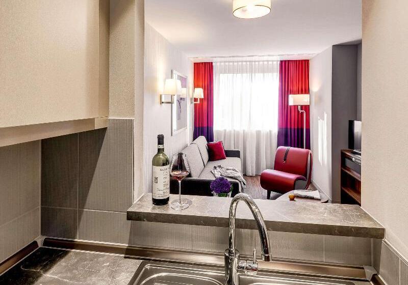 Апартаменты 1 Спальня, Aparthotel Adagio Frankfurt City Messe