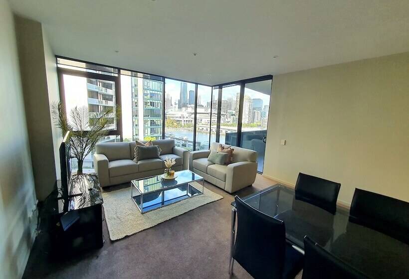 침실 2개 디럭스 아파트, Harbour Escape Apartments