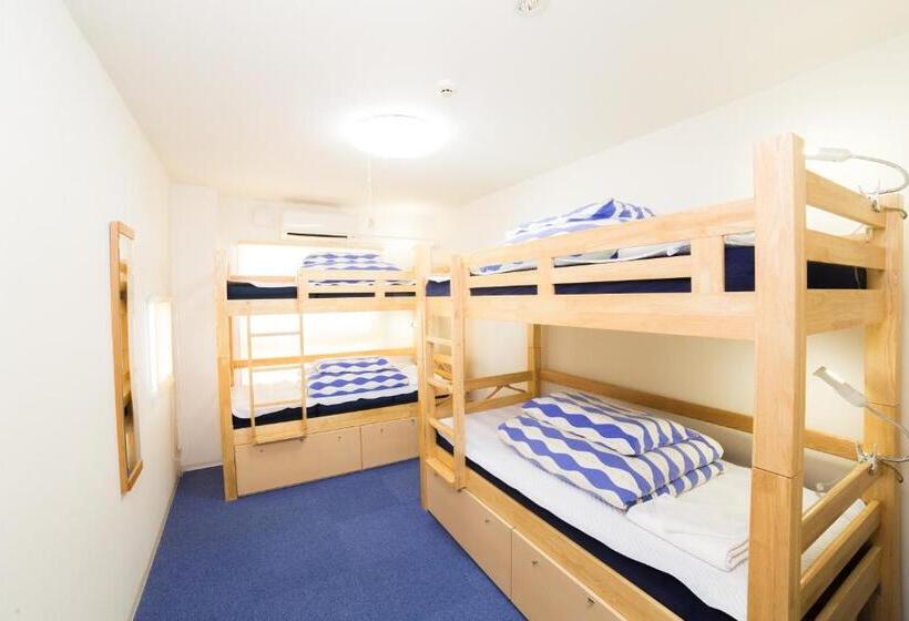 スタンダードルーム、2段ベッド共用バスルーム, K S House Kyoto  Travelers Hostel