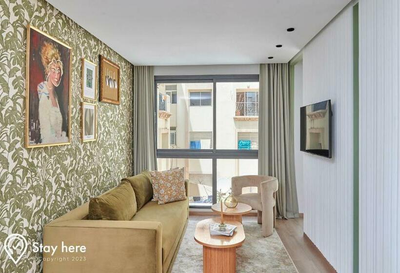 带1个卧室的豪华公寓, Stayhere Casablanca   Maarif   Elite Residence