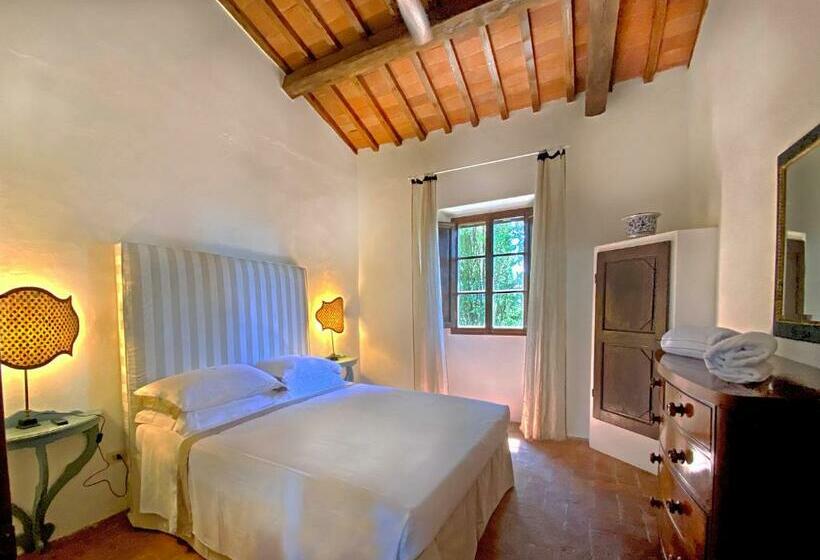 デラックスビラの１ベッドルーム, Villa Rignana   Chianti Weddings