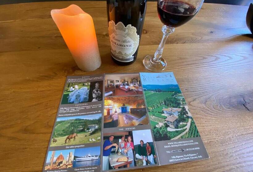 デラックスビラの１ベッドルーム, Villa Rignana   Chianti Weddings