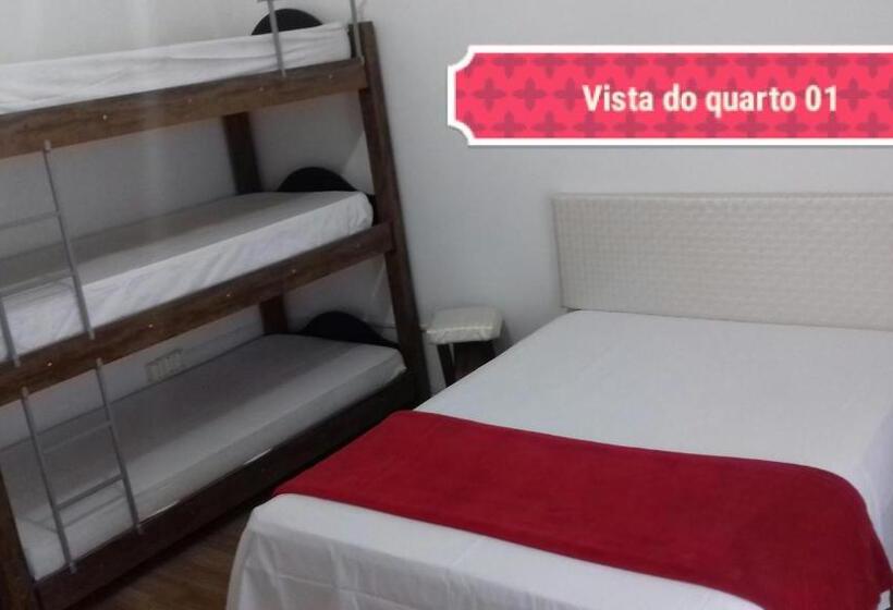 غرفة قياسية رباعية, Pousada Cama & Café