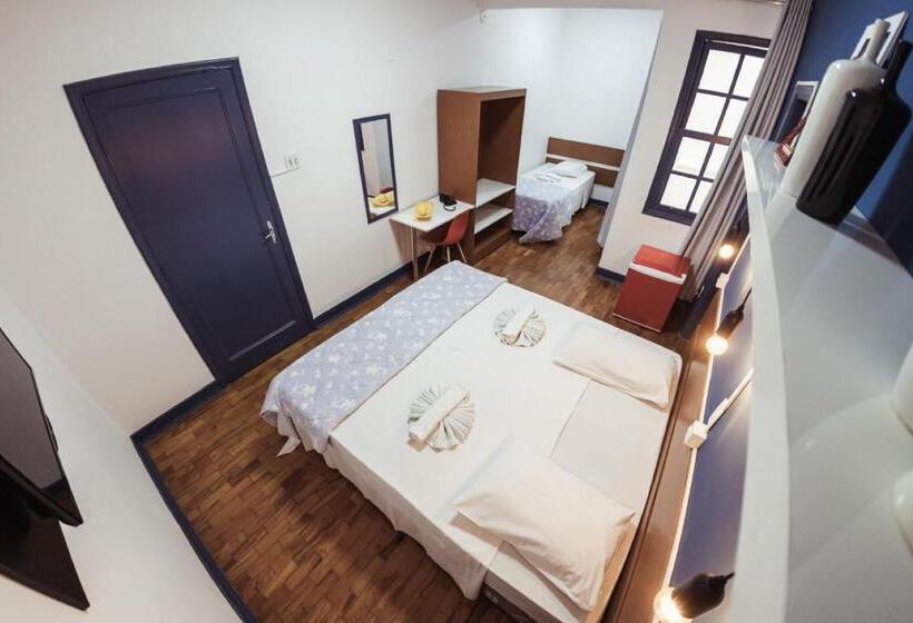 Номер Стандарт Трехместный, Mova Hotel D Oeste   Localizado Em Frente A Praça Principal Da Cidade, Na área Central   Pé Na Praça