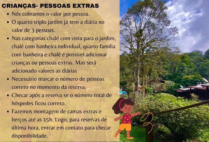 Трехместный Номер Стандарт Вид на Сад, Da Cachoeira