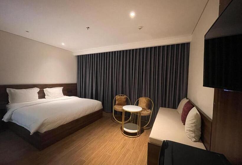 اتاق لوکس با تخت بزرگ, Happy Condotel   Apec Mandala Phu Yen  Phòng 42m2