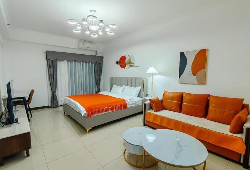 Quarto Estandar, Guangzhou Lijing Aparthotel Pazhou Exhibition Center   Next To Exit D Of Wanshengwei Mtr Station