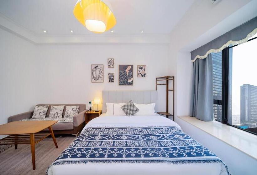 Quarto Deluxe, Guangzhou Lijing Aparthotel Pazhou Exhibition Center   Next To Exit D Of Wanshengwei Mtr Station