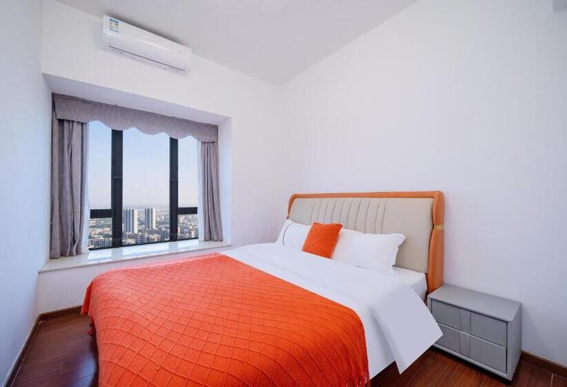 Suíte 2 Dormitórios, Guangzhou Lijing Aparthotel Pazhou Exhibition Center   Next To Exit D Of Wanshengwei Mtr Station