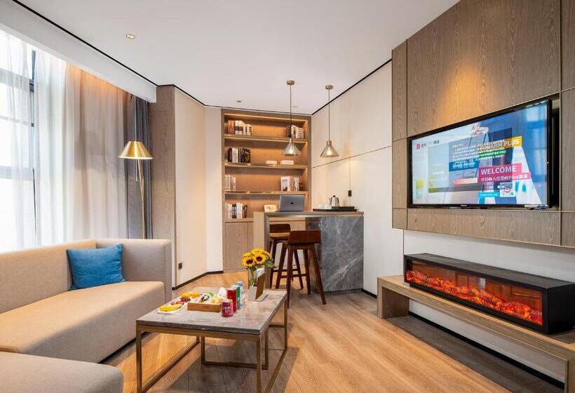 Suíte, Echarm Plus Hotel   Taihu Garden Metro Station, North Changjiang Road Wuxi