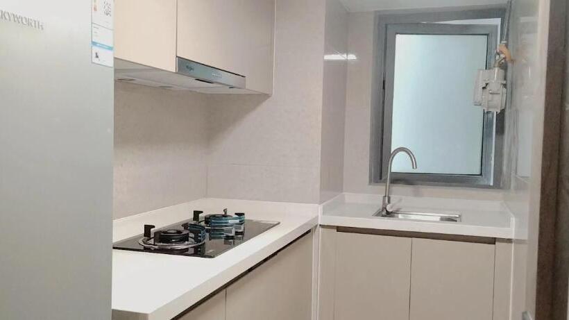 Quarto Triplo Estandar, Mandi International Apartment   Guangzhou Financial City Sanxi Metro Station
