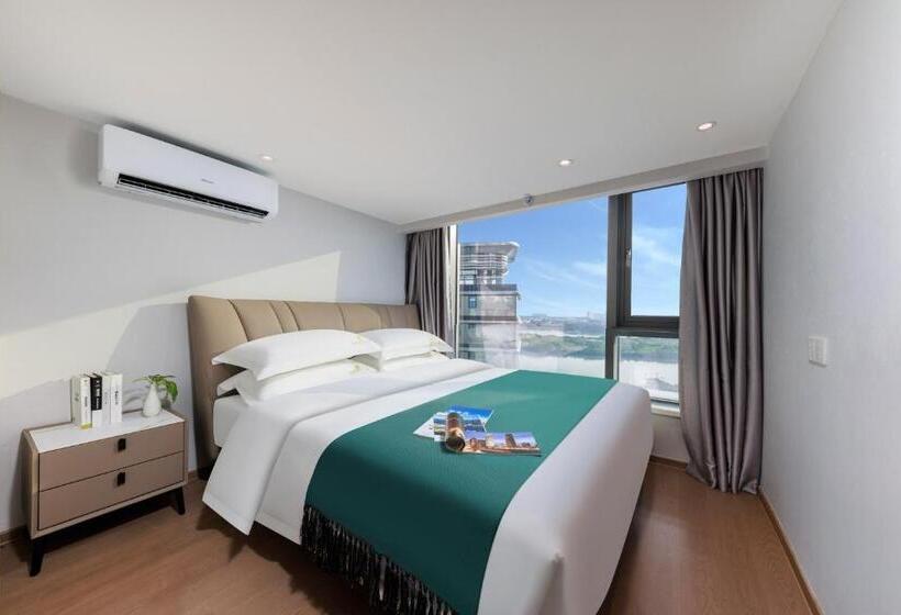 Quarto Triplo Estandar, Mandi International Apartment   Guangzhou Financial City Sanxi Metro Station