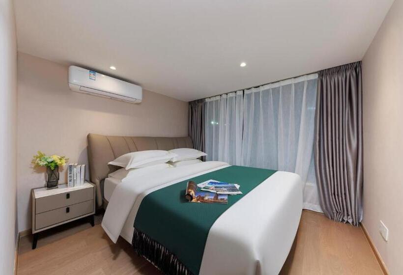 Quarto Triplo Estandar, Mandi International Apartment   Guangzhou Financial City Sanxi Metro Station