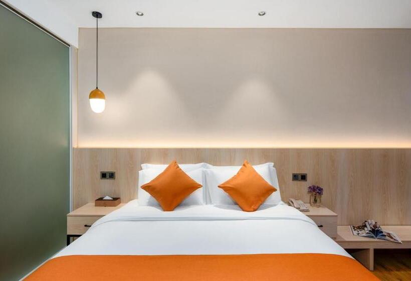 高级大房间, Shanshui Trends Hotel   Shatian Metro Station Longguang City