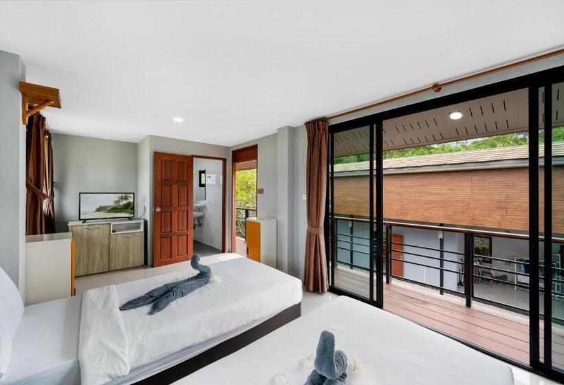 스탠다드 트리플 룸, Chill Inn Samui Hostel And Restaurant