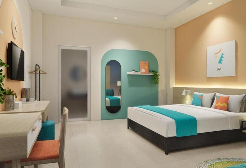 Номер Deluxe, Sans Hotel 88 Andalan Surabaya By Reddoorz