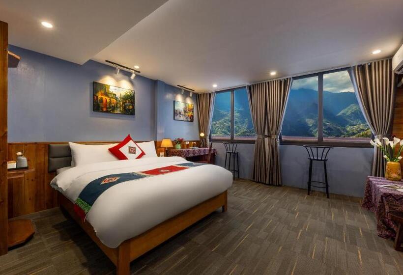 سوئیت جونیور با چشم‌انداز کوهستان, Sapa View Spring Garden