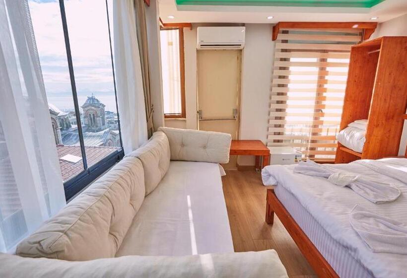 اتاق لوکس با چشم‌انداز دریا, Sabina Hotel Near Grand Bazaar, City Center