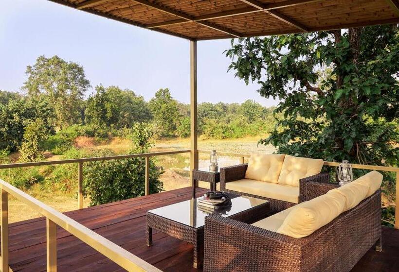 Quarto Deluxe Cama King, Bagh Tola, Bandhavgarh Tiger Reserve