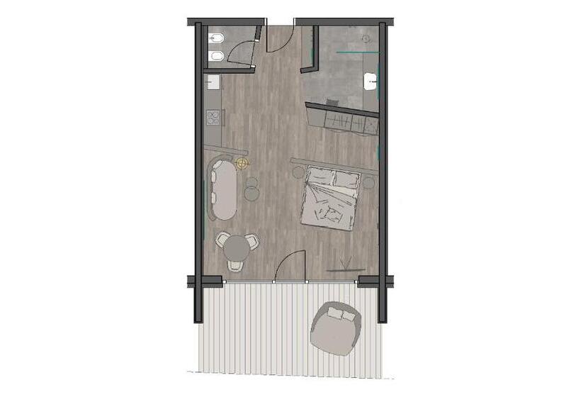 标准间带阳台, Belia Lofts   Adults Only   Apartments