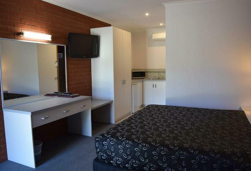 스탠다드 룸 킹사이즈 침대, Barooga River Gums Motor Inn