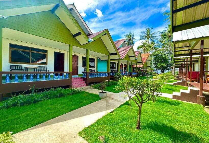 标准间带阳台, Lanta L.d. Beach Bungalow