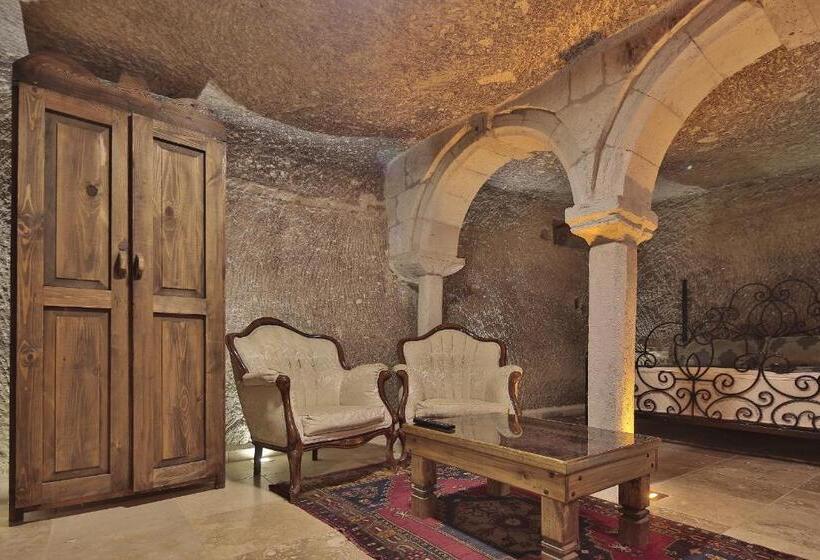 キングサイズベッドのデラックスルーム, Shoestring Cave House