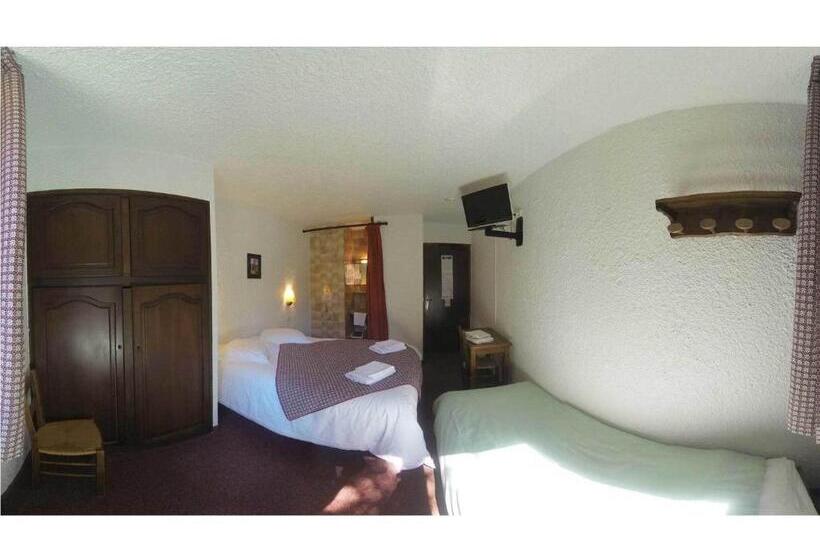 Quarto Estandar Banheiro Compartilhado, Hôtel Les Gardettes