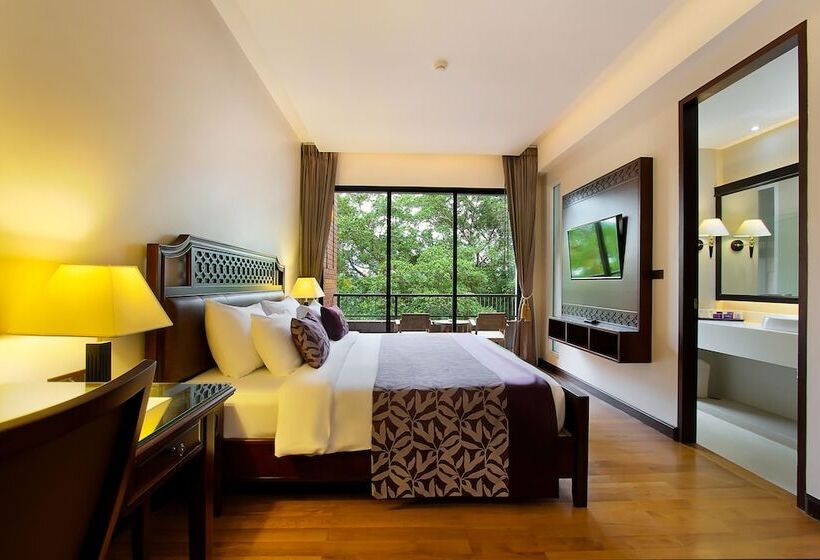 디럭스 룸, Rimnaam Klangchan Hotel   Sha Plus