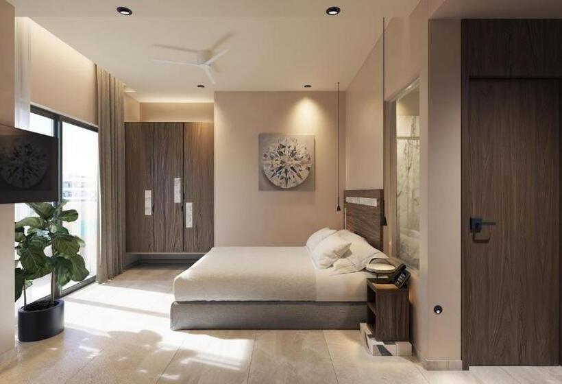 اتاق سه نفره دلوکس با چشم‌انداز استخر, Cosmeen Lifestyle Boutique Stay