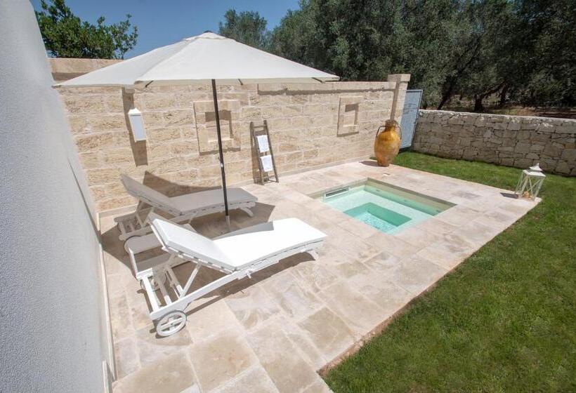 Номер Deluxe с Гидромассажем, Masseria Muntibianchi Agriresort Restaurant & Spa