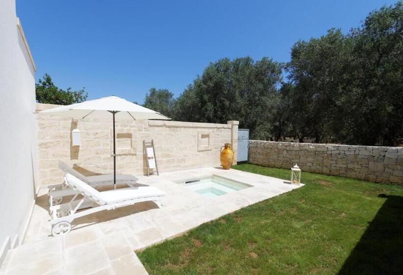 バスタブ付きデラックスルーム, Masseria Muntibianchi Agriresort Restaurant & Spa