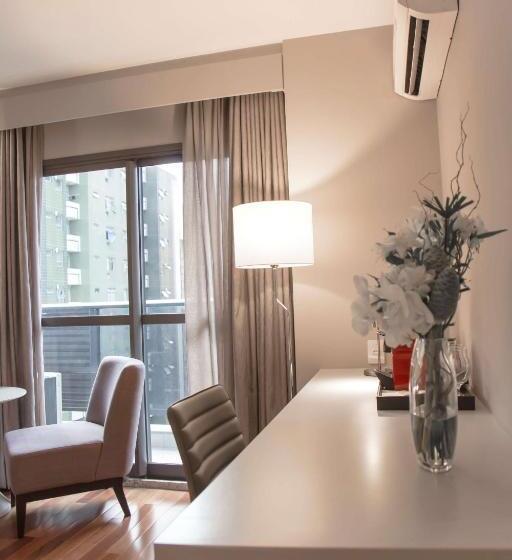 غرفة ديلوكس مزودة بشرفة, NH Curitiba The Five