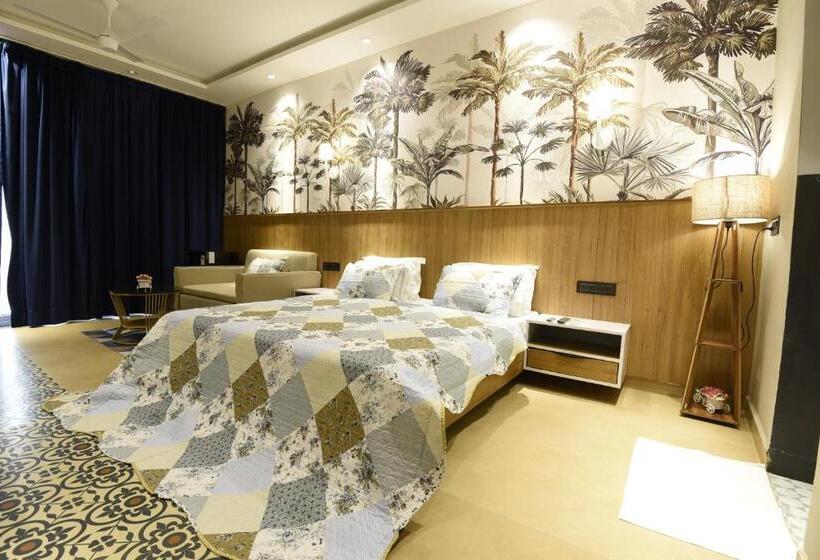 اتاق پریمیوم چهارنفره, Eutopia Beach Resort   Boutique Resort With Pool By Rio Hotels India