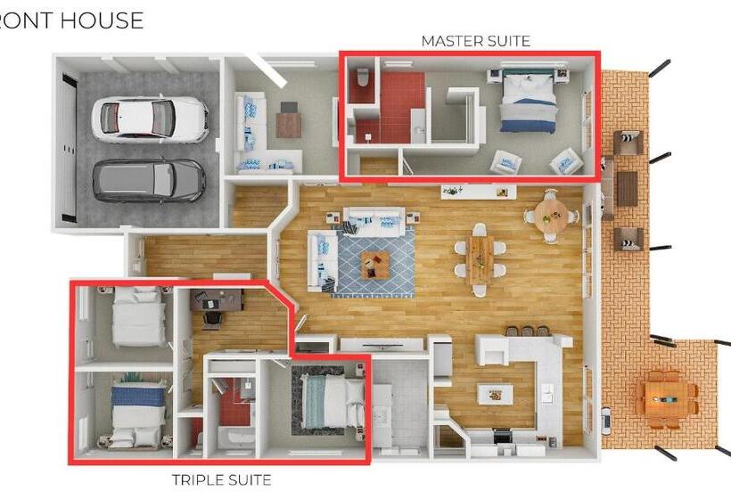 스탠다드 룸 킹사이즈 침대, Baudins Of Busselton Bed And Breakfast   Adults Only