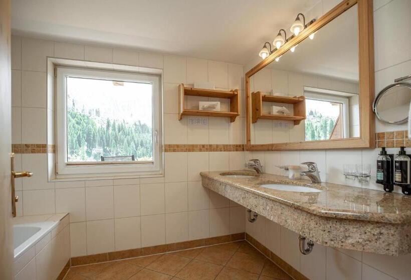 可观山景的小型套房, Moseralm Dolomiti Spa Resort