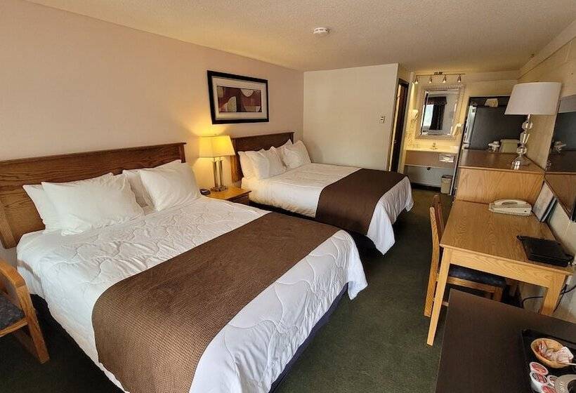带2个双人床的标准工作室, Western Traveller Motel